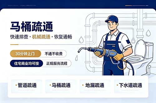 增城马桶疏通