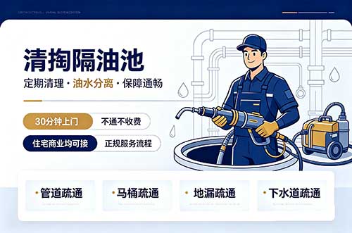 增城清掏隔油池